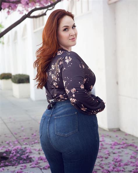 redhead plus size model